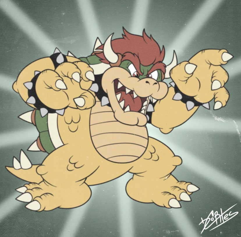 This is amazing. All   #SuperSmashBros characters drawn in the   #Cuphead art style. This thread will feature all of the fighters in   #Cuphead form, arranged from the order they joined the   #SuperSmashBros series. This project was done by  @DannyCortoons, thanks Danny, for this project!
