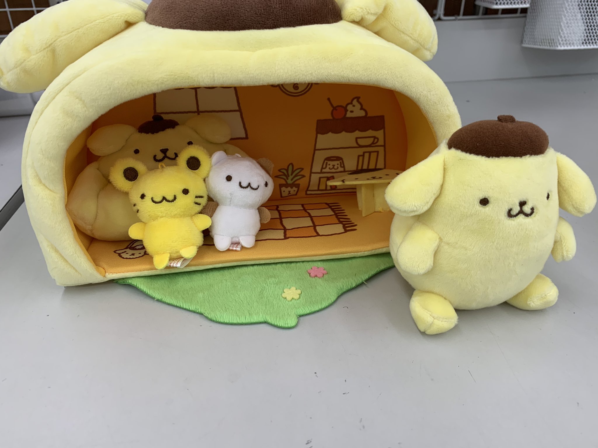 サンリオ ポムポムプリン ジオラマ風ぬいぐるみセット