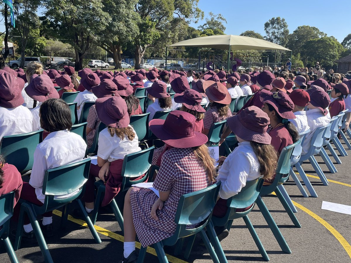 We had a very special ANZAC Day assembly this morning under the flagpole from HMAS Parramatta 1. It was wonderful to be joined by representatives from HMAS Watson and <a href="/MThistlethwaite/">Matt Thistlethwaite</a> What a moving way to start the week.