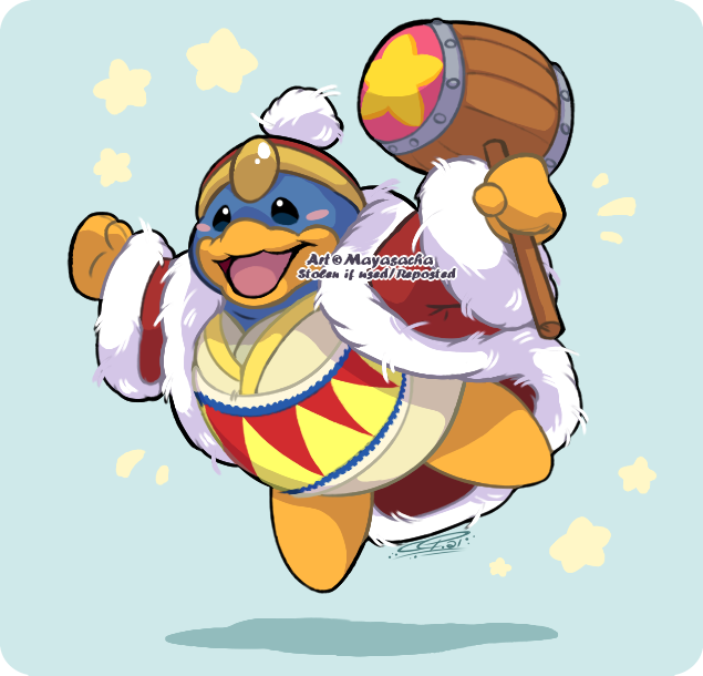 Apparently April 25th is #PenguinDay so, here I did a cute 'penguin'? :'D

Enjoy!~

#KingDedede #fanart #Kirby #Chibi #penguin #WorldPenguinDay #WorldPenguinDay2021