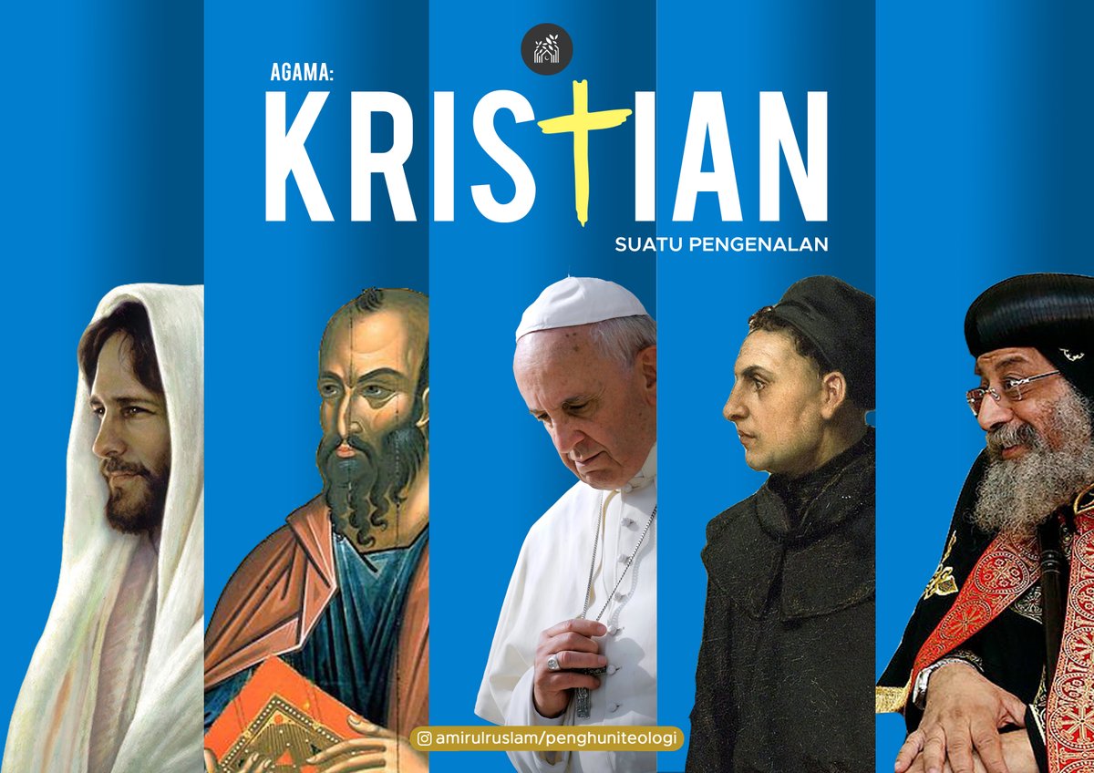 Wujud ke mazhab dalam agama Kristian?Dari mana datang istilah Kristian ini?Apakah itu konsep triniti dalam agama Kristian?Mahu tahu lebih lanjut? Mari baca untaian ini. @PenghuniTeologi  #UntaianPT  #PenghuniTeologi