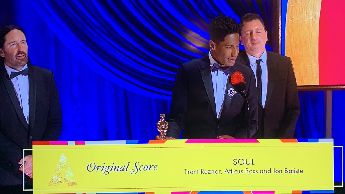 “God gave us 12 notes, same notes that Duke Ellington had, that Bach had”-Jon Batiste, winner of Best Original Score.  #Oscars  