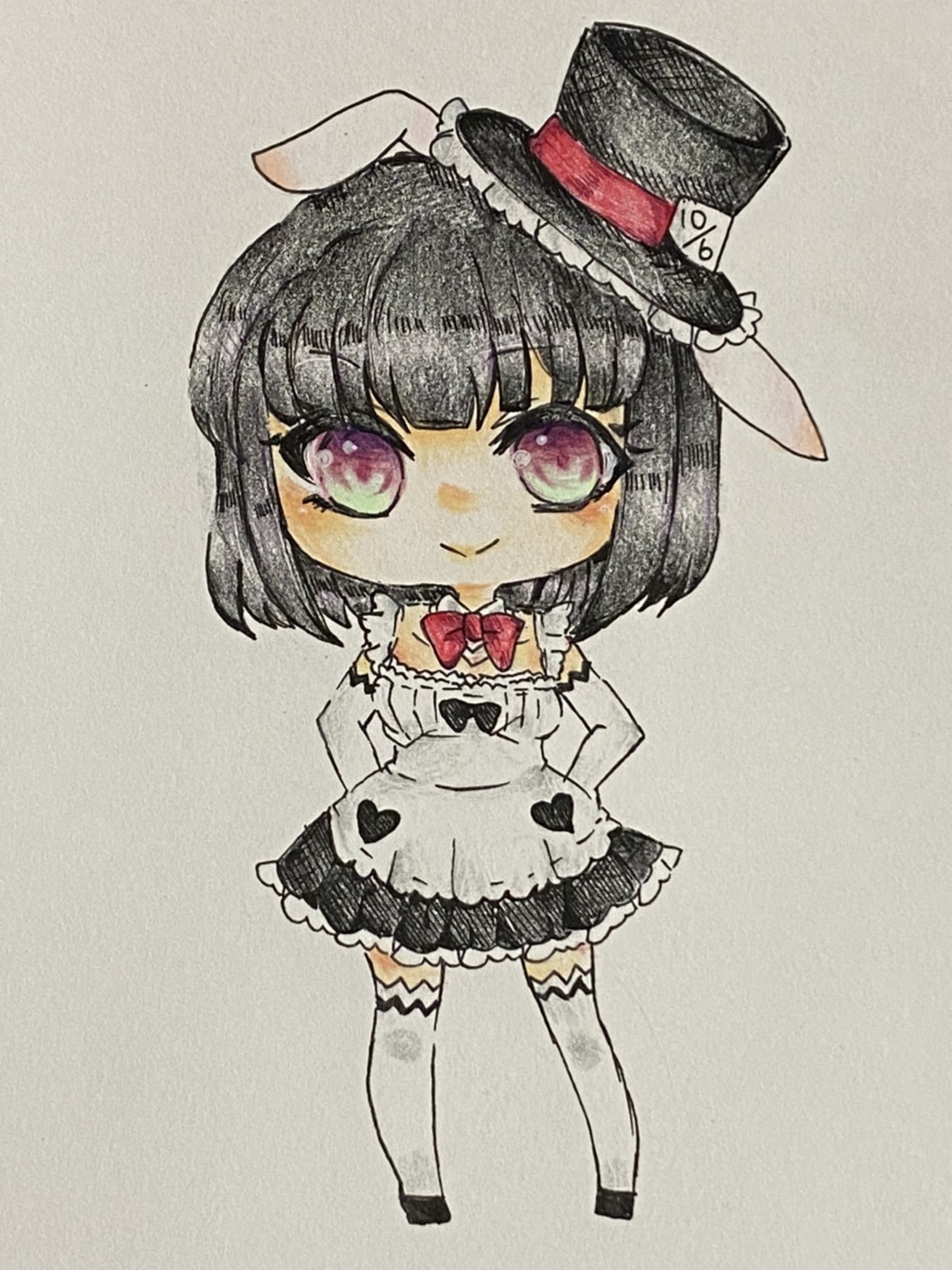 ◆帽子屋◆手描きイラスト f667010d9fc43556f50a4cab6256e7