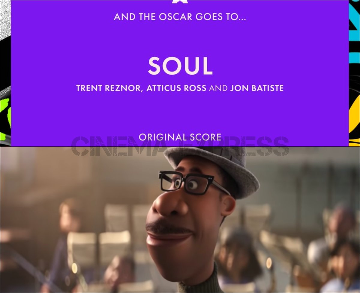 Let's Jazz it up as the Best Original Score goes to... Trent Reznor, Atticus Ross and Jon Batiste for their work in  #Soul  #Oscars    #Oscars2021  #AcademyAwards2021