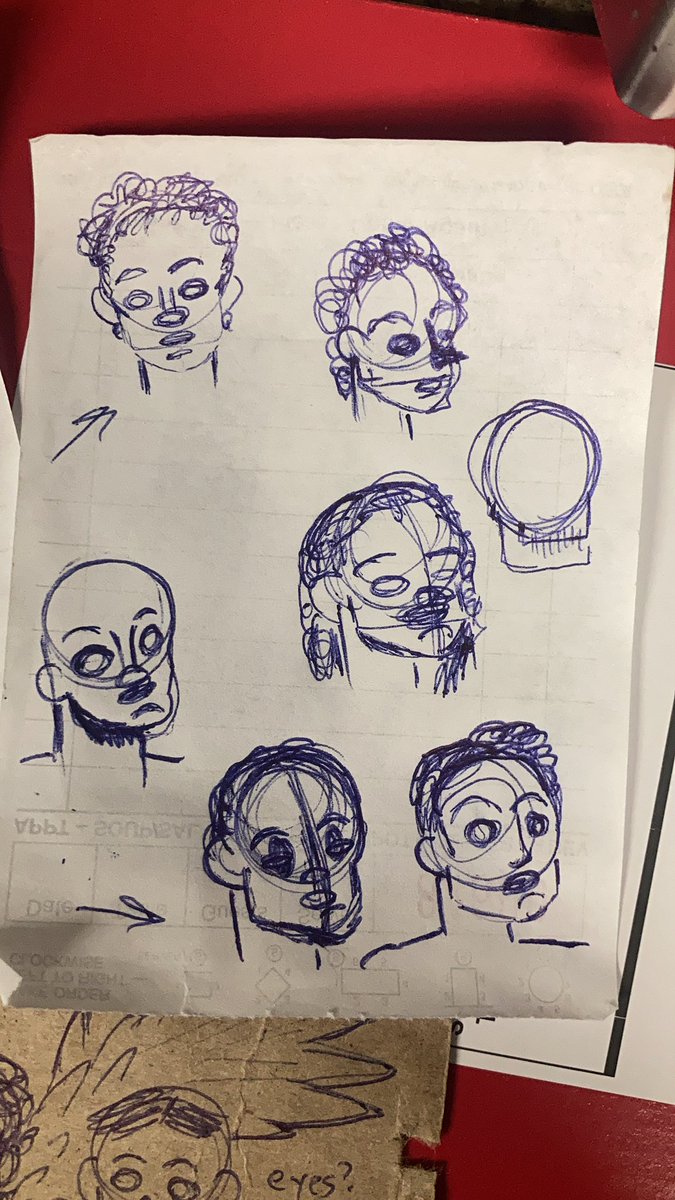bugroot_'s tweet image. getting back into drawing (so some are silly looking) but love figuring out how faces work lol 👁👄👁
