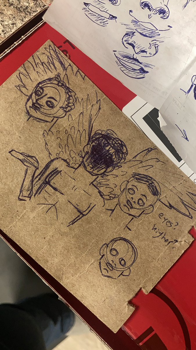 bugroot_'s tweet image. getting back into drawing (so some are silly looking) but love figuring out how faces work lol 👁👄👁