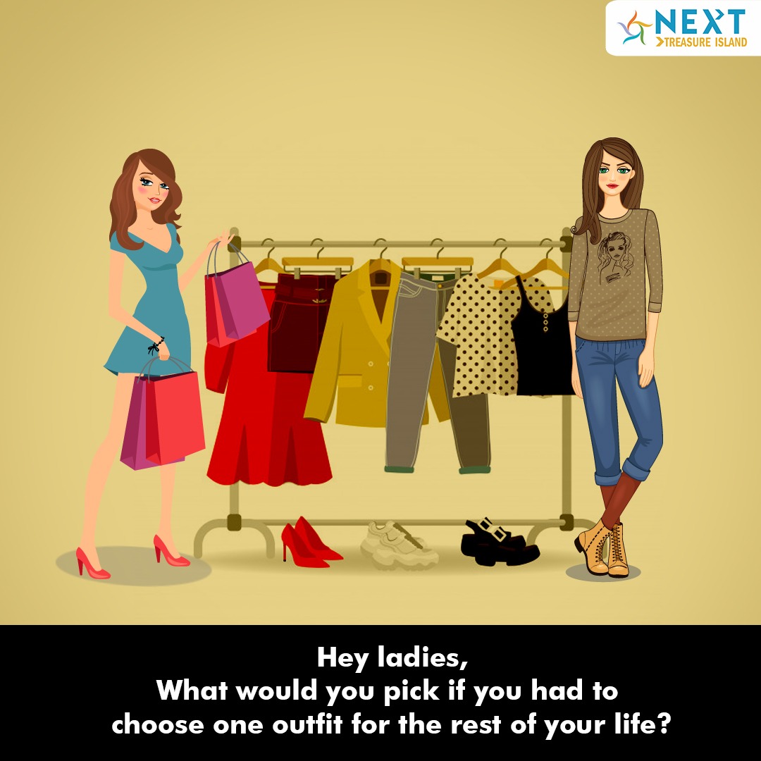 Our attires tells a lot about our personality! 

So, if you had to choose one outfit for the rest of your life, what would it be ?

#indianmall #nexusmalls #contestalert #TINext #indore #mallsinindore