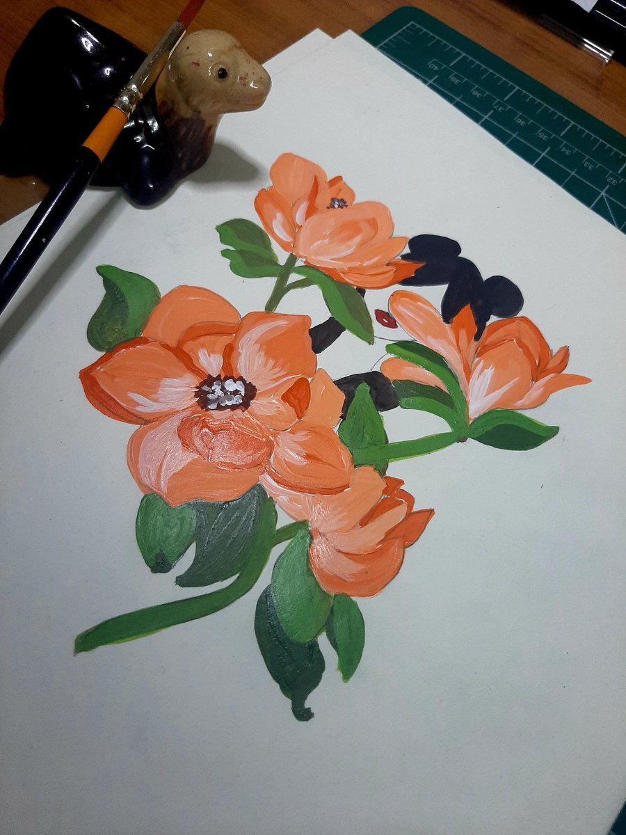 colorgirl_jyoti's tweet photo. Gouache Attempt

#colours #colors #flowers #art
#Contemporary #art #ArtistOnTwitter https://t.co/3HINVVckTJ