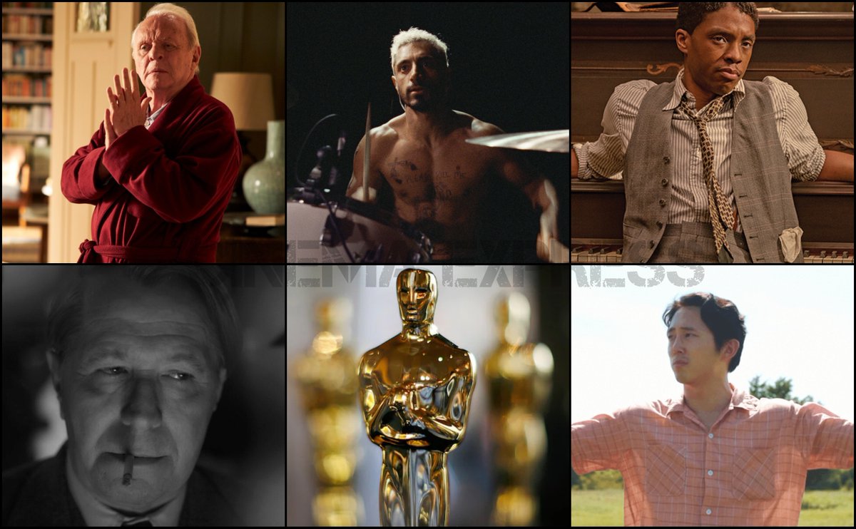 And finally... it is time for the last award of the  #93rdAcademyAwards It is time to announce the Best Actor in a Leading Role. The nominees are...  #Oscars2021  #academyAwards2021  #Oscars    #anthonyHopkins  #ChadwickBoseman  #RizAhmed  #GaryOldman  #StevenYeun