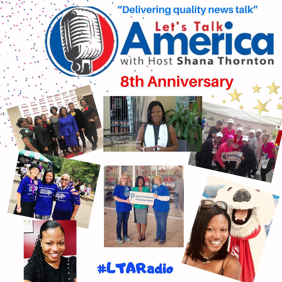 It’s our 8th anniversary! #LTARadio is still broadcasting quality news talk. 🌏