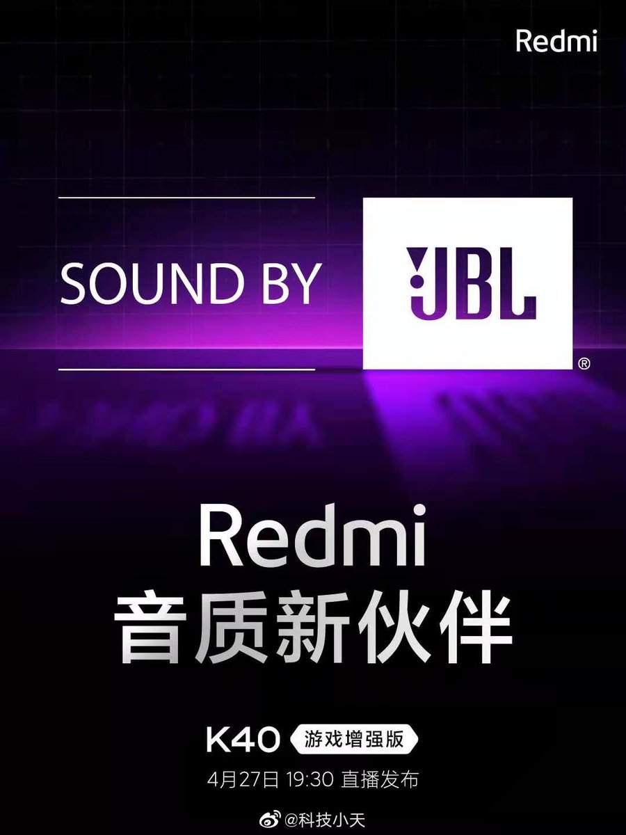 stufflistings's tweet image. JBL stereo speakers.
#Xiaomi #redmi #RedmiK40GameEnhancedEdition