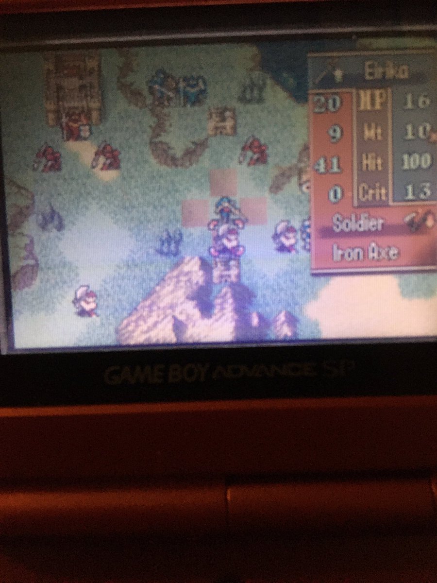 Yoooooooooooo Eirika one rounds this guy, that’s great that means the other axebro can suicide into her on enemy phase