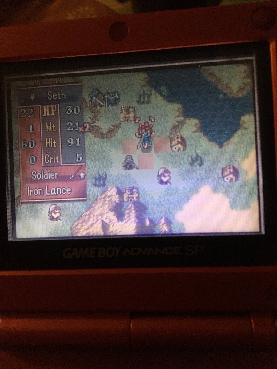 I will let Seth kill this soldier bc I don’t want Eirika to solo the map, gotta conserve that Rapier and all that