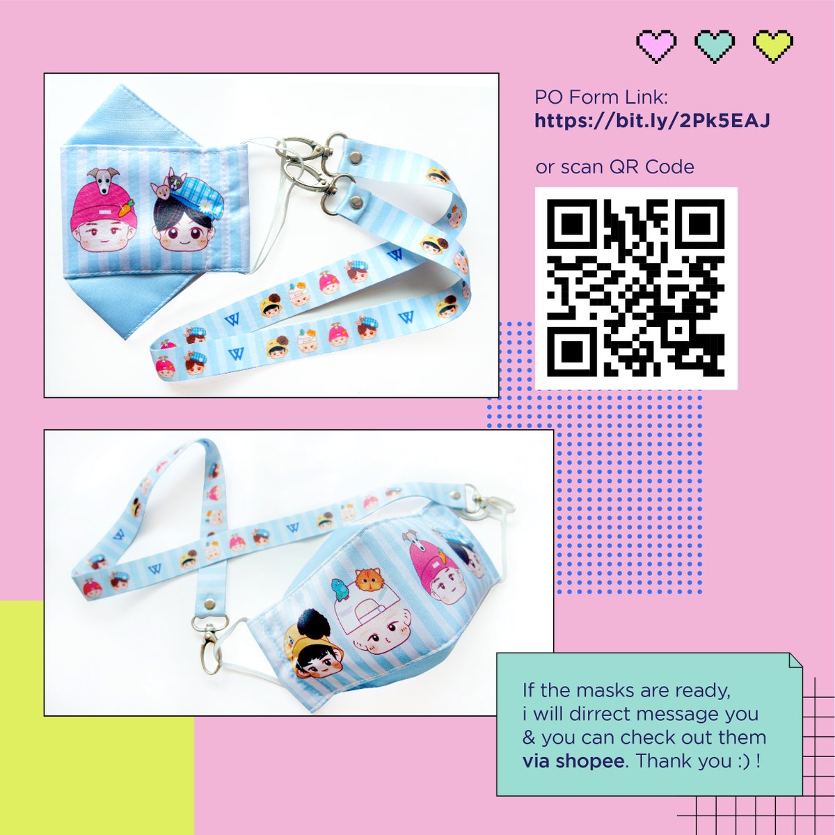 oxsvianawinart's tweet photo. [HELP RT]

OPEN PO for Indonesia, Malaysia &amp; Singapore
Origami / 3D Mask + Strap Winner &amp; Kids

Detail at picture
❌ Down Payment
Payment via Shopee if the masks ready
DM me for more information

Form Link
https://t.co/eLn1ulSlyB

#ICSELL #ICBUY https://t.co/ATHCNw0jB0