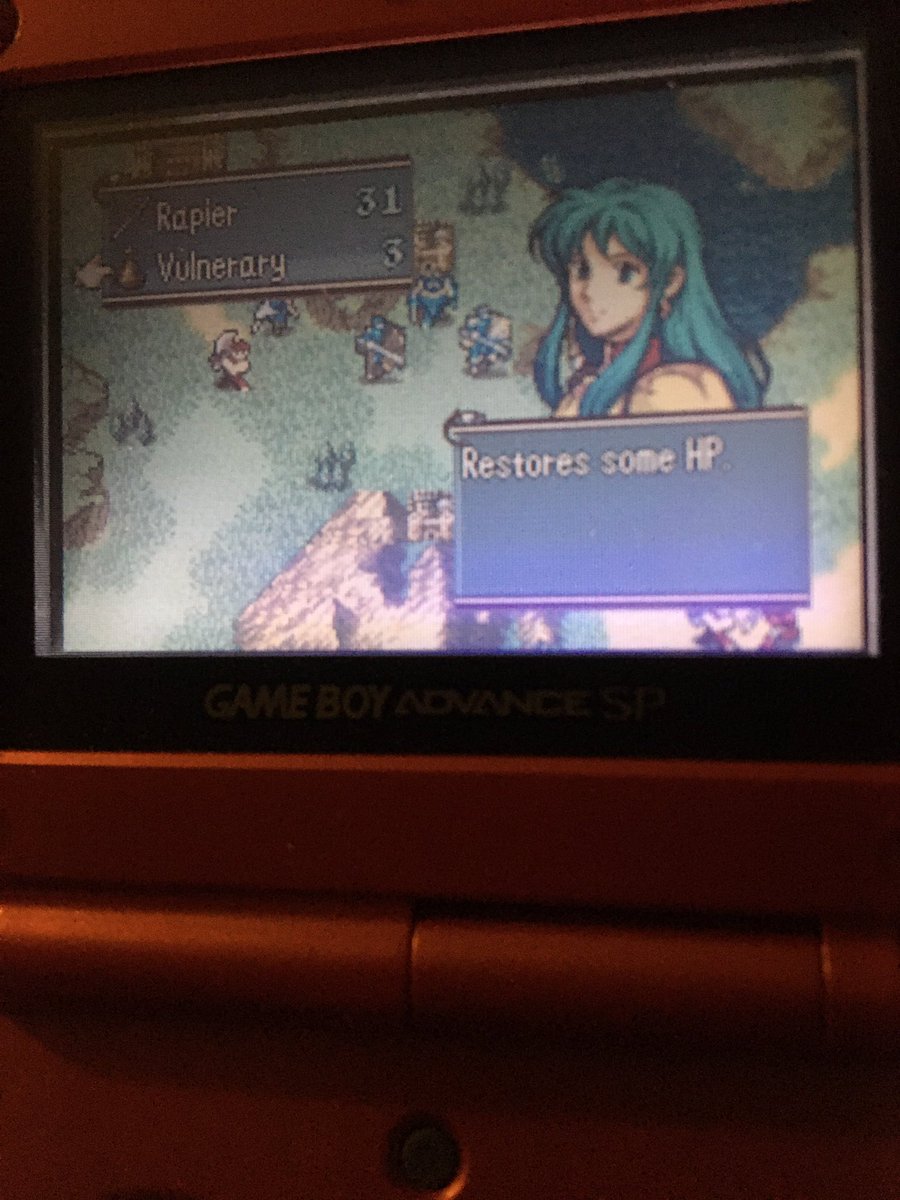 Having Eirika move closer to the boss and chug a vulnerary, she can get that axebro on enemy phase