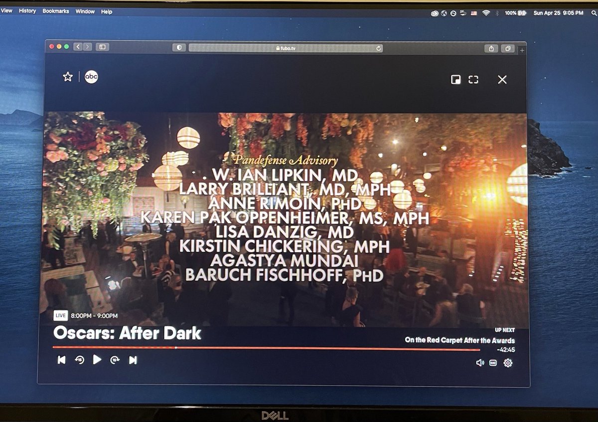 A *slight* name mishap, but it was an absolute honor to work on the COVID-19 safety protocols for this year's #Oscars!