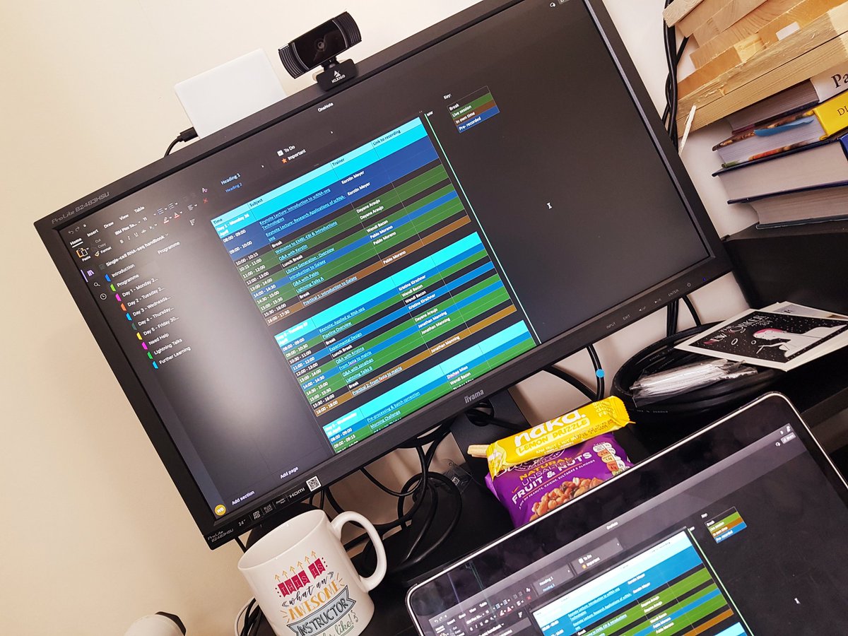 WendiBacon1's tweet image. Snacks, tea and bioinformatics ready! Excited to teach and excited to learn! #prerecordedlecturesrock #ebisinglecell @EBItraining @gxytraining #galaxyproject ebi.ac.uk/training/event…