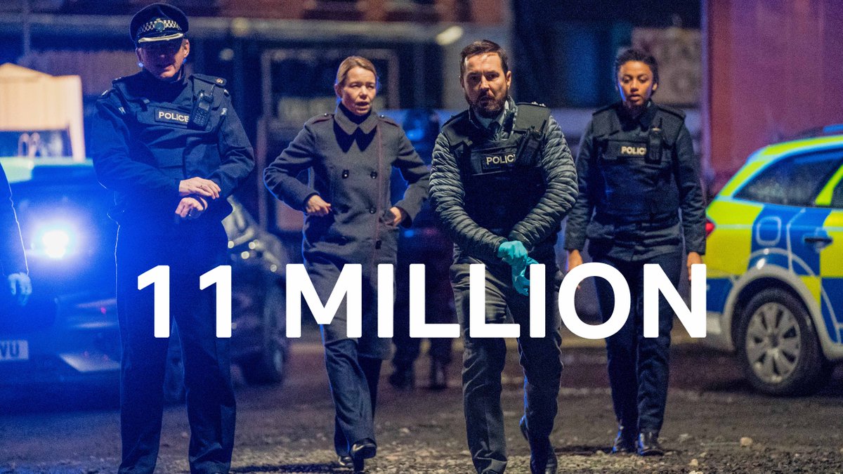 #LineOfDuty reached its highest ever overnight audience of 11 million for the penultimate episode of series six on <a href="/BBCOne/">BBC One</a>, with a 51.7% audience share.
 
Don't miss the finale this Sunday at 9pm and watch the series so far on <a href="/BBCiPlayer/">BBC iPlayer</a>: bbc.in/3eA0uZQ