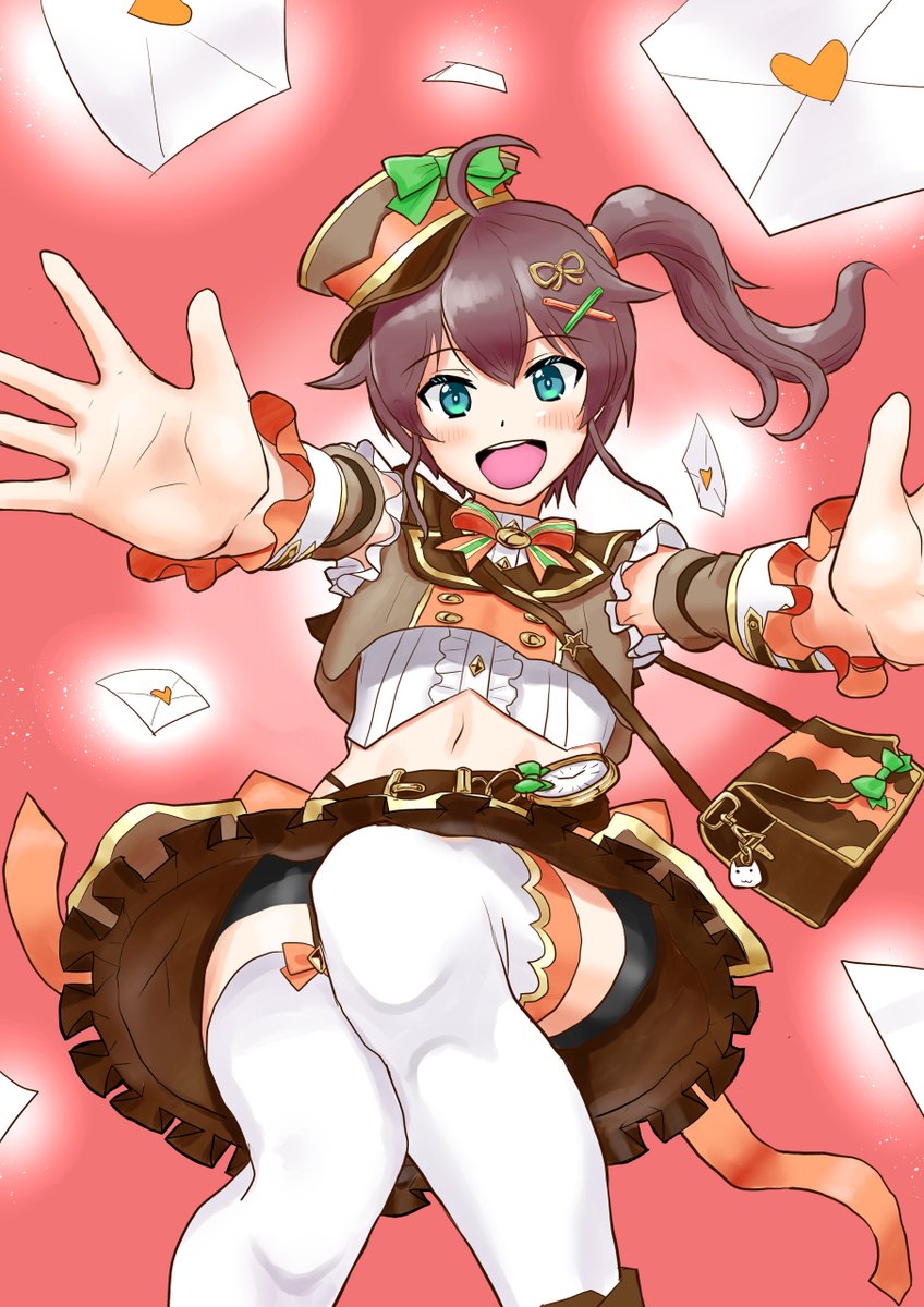白上フブキ 「白上さんと夏色さん
#絵フブキ 
#祭絵 」|パスタ大好きマン＠絵描きますのイラスト