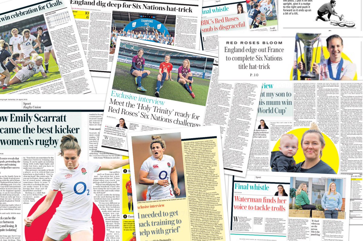 So, England have won the 2021  @Womens6Nations -  @TelegraphSport  @WomensSport have covered many aspects of the campaign... Time for a review! A thread  of some of our coverage... 1/