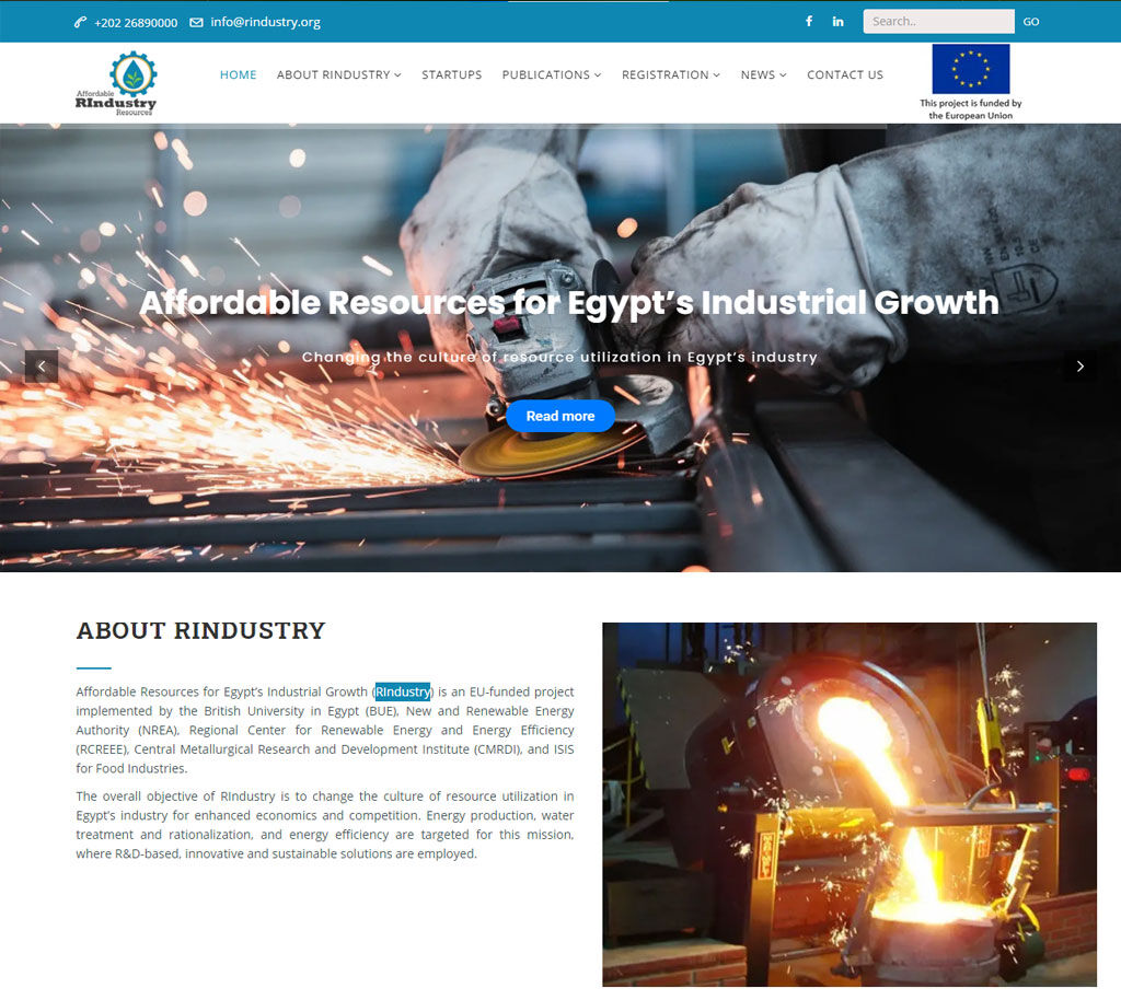 Dotit1's tweet image. Affordable Resources for Egypt’s Industrial Growth (RIndustry)
We delivered:
- A strategy to grow business online.
- A responsive website with a great user experience design.
- A standard CMS to maintain the website flawlessly.
bit.ly/32NyXiq
#Wordpress_Website_Design