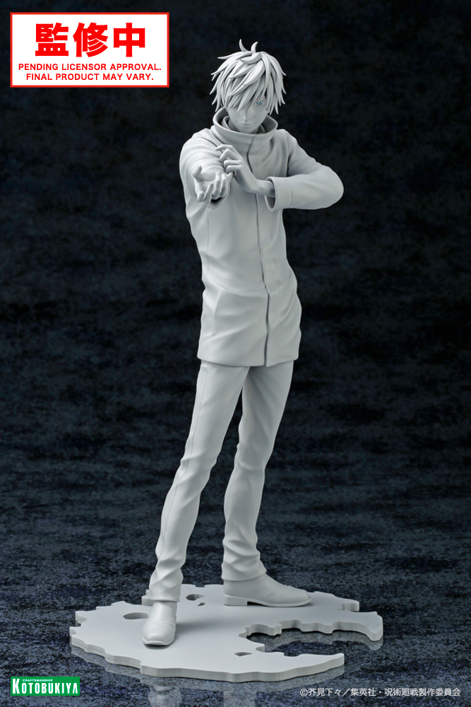 呪術廻戦 のフィギュア Artfx J 五条悟 の原型が公開 スタイリッシュなポージングや美しい素顔に注目 電撃ホビーウェブ