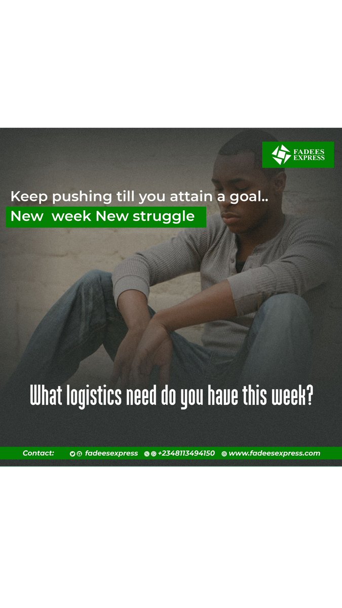 FadeesExpress's tweet image. Its a new week to Maintain a Positive and Optimistic Mindset. 

Need to send parcels from China, UK ,USA or UAE...We can be your plug. 

Send us a DM or Call us on 0811 349 4150 
#Airdrop
#tutu
#Crypto