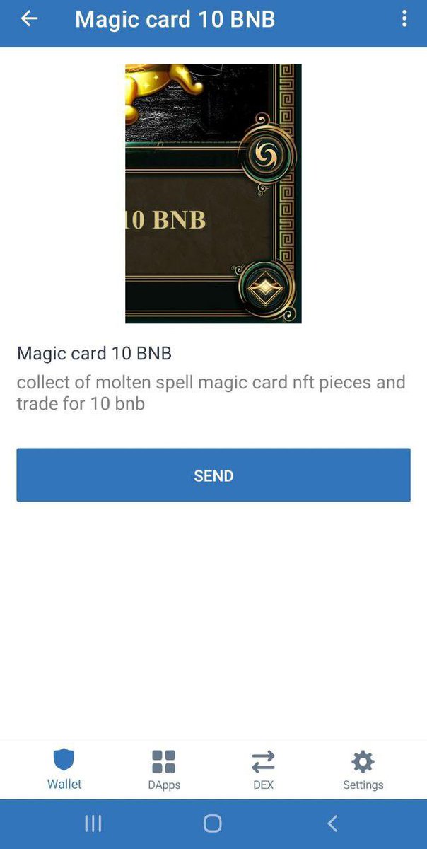 Here is example of our NFT Project As we can see it at TrustWallet section Collectibles