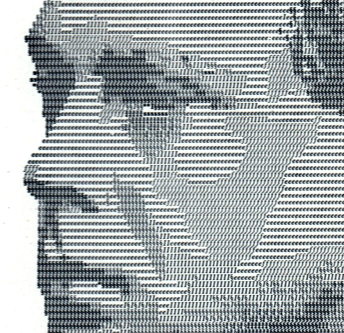 The Monotype Composition caster was often used to produce novelty pictures, cast from type. This 1936 example was composed by Battley Brothers and shows King Edward VIII, who would abdicate a few months after this image was produced.