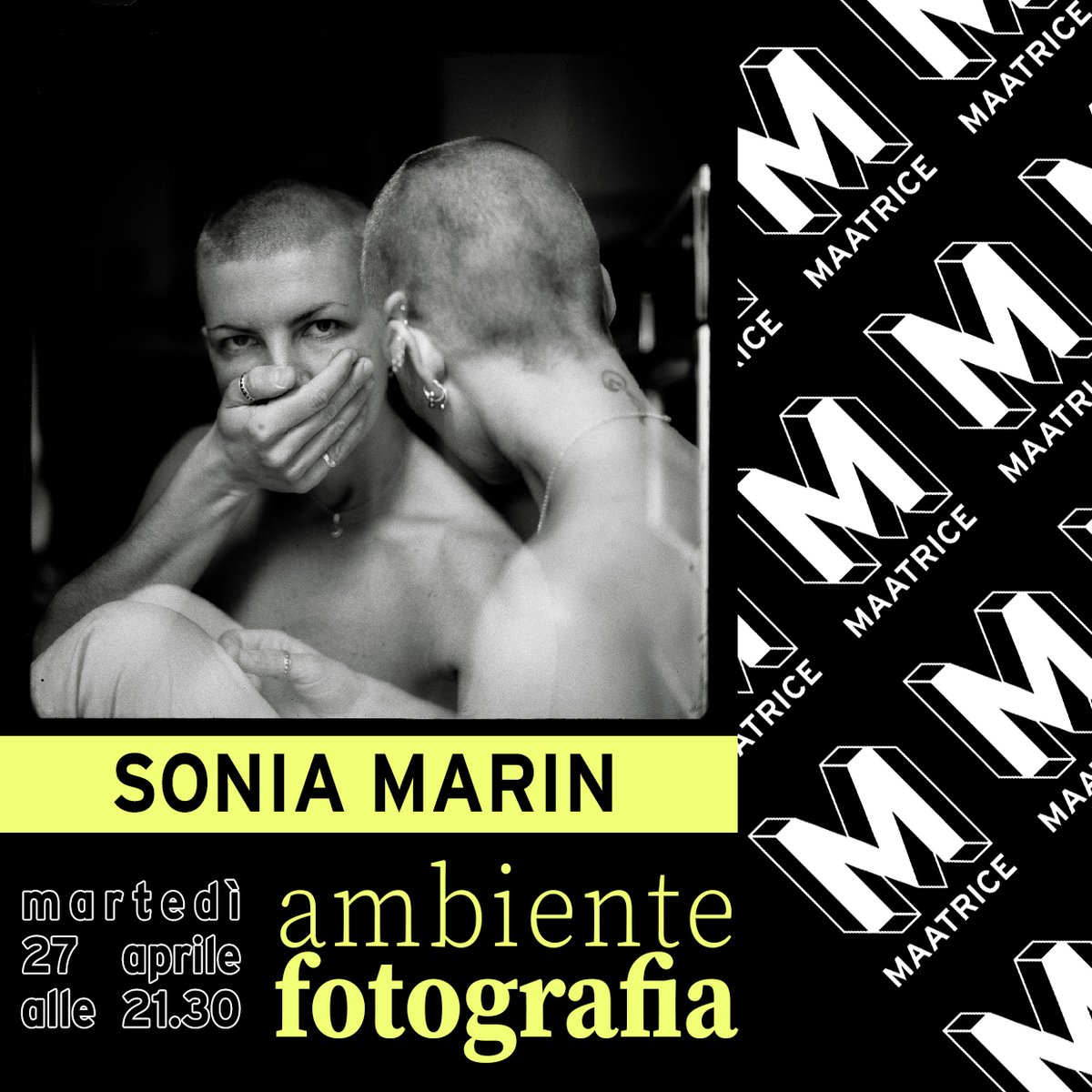 maatrice's tweet photo. Presentiamo il prossimo ospite di #AMBIENTEFOTOGRAFIA 🗣 #SoniaMarin

📆 SAVE THE DATE
Martedì 27 aprile 2021
alle 21.30
sul canale Instagram di @maatrice_

#soniamarin #generationportrait #ambientefotografia #maatrice #filmphotography #filmisnotdead #pellicolamag https://t.co/7C38hMZ5PX