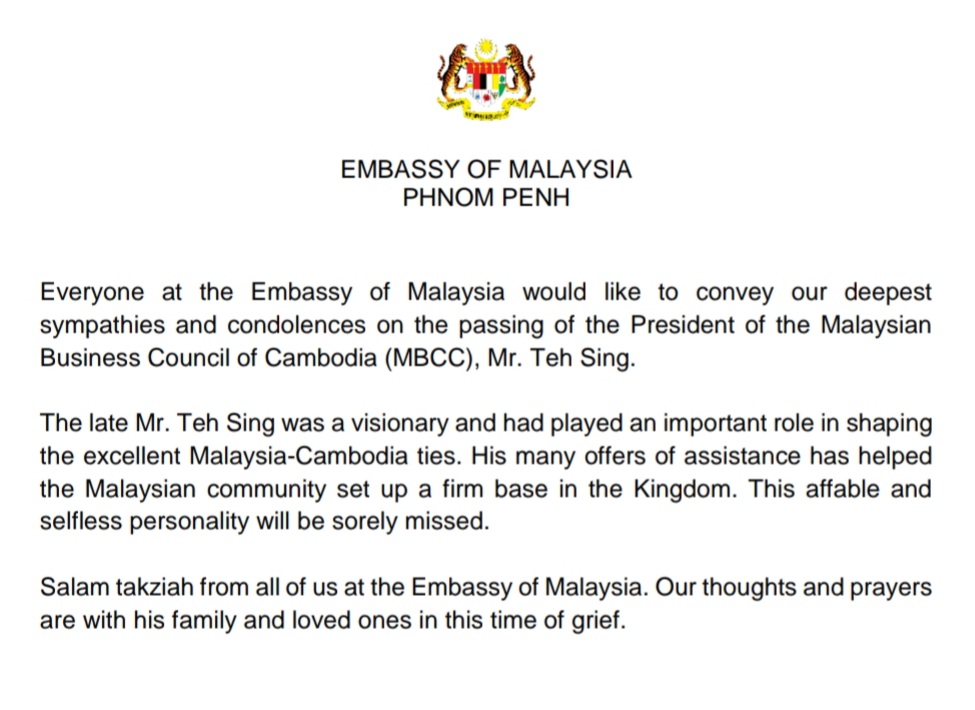 Embassy Of Malaysia Phnom Penh Myembphnompenh Twitter
