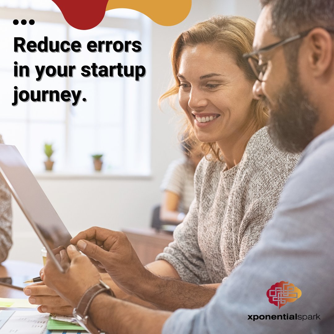 As humans, we make mistakes on daily basis. But, your startup journey could be different from others. 😎 #xponentialspark #startup #consulting #corporates #strategy #experience #reduceerrors