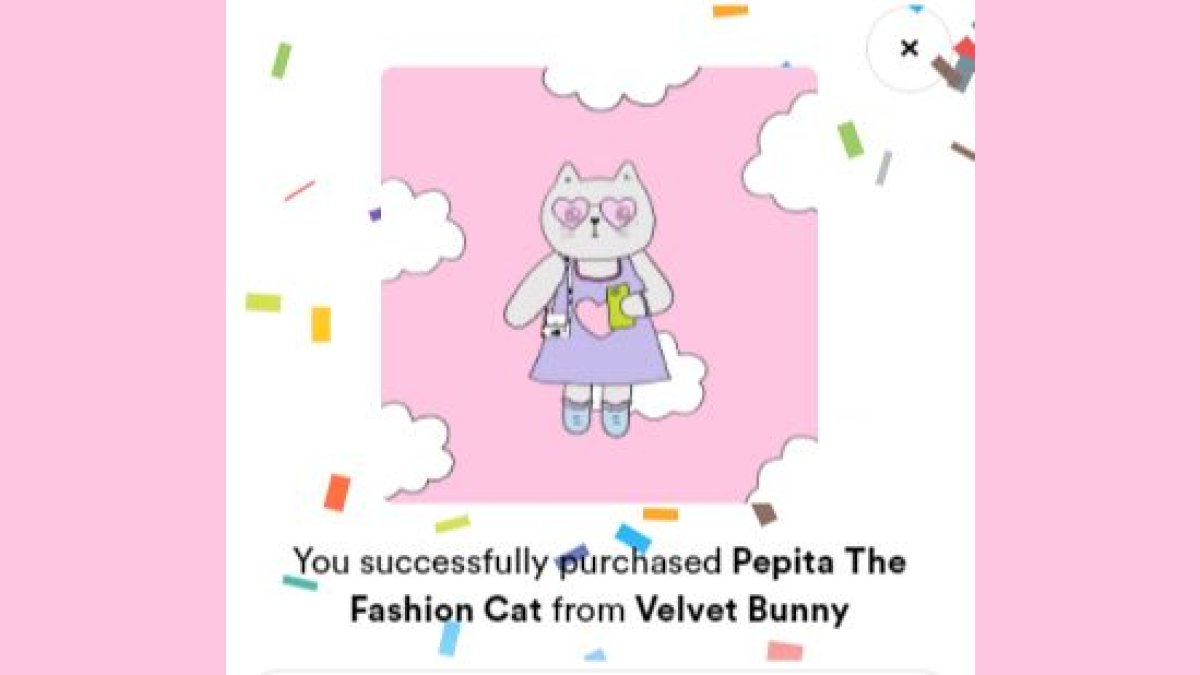 Just got my first NFT!!
Thank you for the cutest art <a href="/vvelvetbunnyy/">✧ Velvet Bunny ✧</a> 💖🌟

Welcome home, Pepita! 😻💜

rarible.com/token/0xd07dc4…

#nftart #NFTs #NFTartists #nftcollector