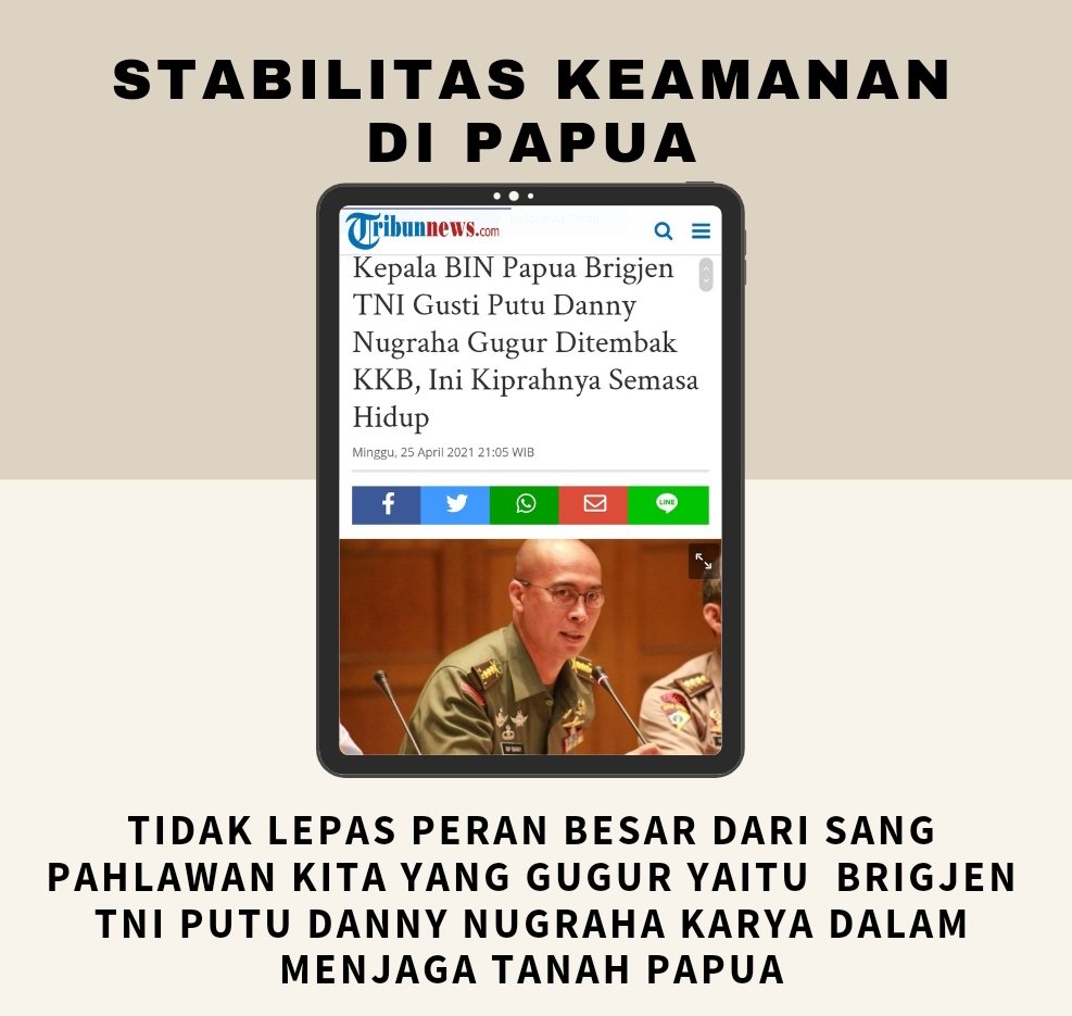 ButuhRakyat's tweet photo. Stabilitas keamanan dipapua tidak terlepas dari pengorbanan Jenderal
TERIMAH KASIH🇮🇩🇮🇩🙏🏻
Selamat Jalan Pahlawan
#GugurPutraBangsa https://t.co/6hbedmZZ8F