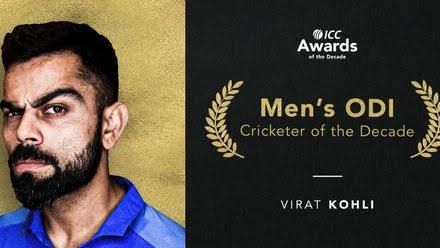 ICC Men's ODI Cricketer of the Decade : 2011 - 2020