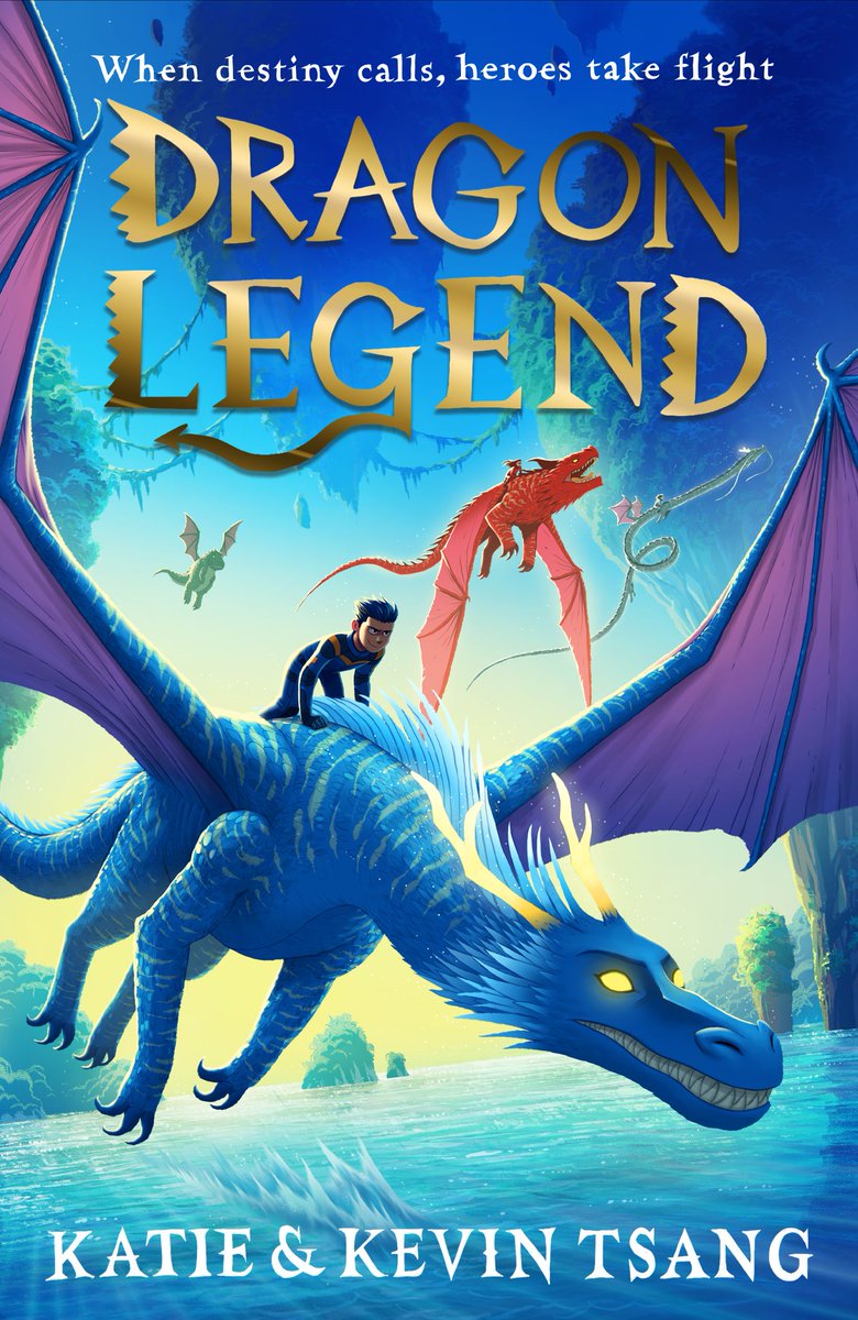 Win and review #DragonLegend - the 2nd adventure in the ROARsome DRAGON REALM series for 9+ readers by <a href="/kwebberwrites/">Katherine Webber Tsang</a> &amp; <a href="/kevtsang/">Kevin Tsang</a>

Perfect for those looking for edge-of-your-seat adventure.

To enter: RT, FLW &amp; tell us/ show us your favourite dragon!
UK/IE Eds 02/05 <a href="/simonkids_UK/">Simon & Schuster Children's Books</a>