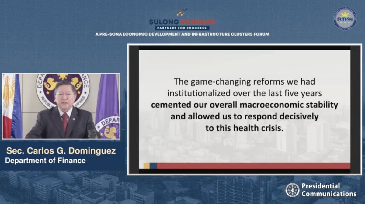 Dominguez: "The game-changing reforms we had institutionalized...cemented our overall macroeconomic stability and allowed us to respond decisively to this health crisis."WHAT MACRO STABILITY? ALL THE INDICATORS ARE GOING HAYWIRE.