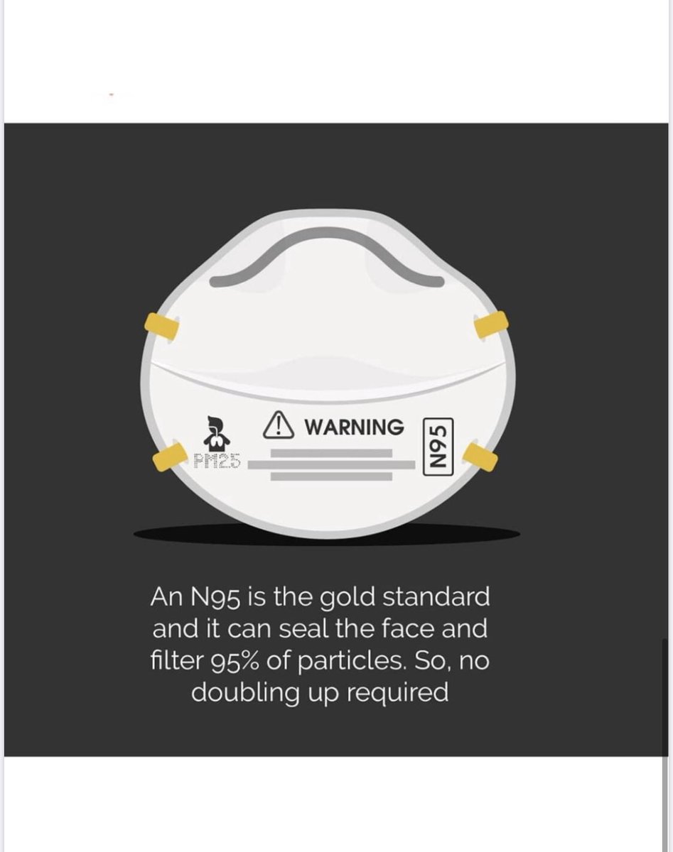 imAditiofficial's tweet image. Time to double it up !
How to #doublemasking 😷X2 ✅

#IndiaFightsCOVID19