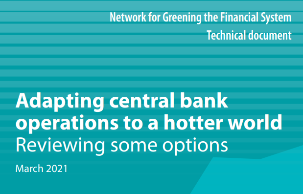 Flashback to  @NGFS_ report "Adapting central bank operations to a hotter world: reviewing some options".Highlights from  @FrankElderson and Sabine Mauderer's join foreword.(1/7) https://www.ngfs.net/sites/default/files/medias/documents/ngfs_monetary_policy_operations_final.pdf