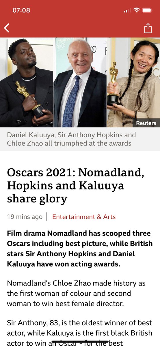 Oh dear @BBCNews Is Best Female Director a new award? #BestDirector #AcademyAwards2021 #BBC