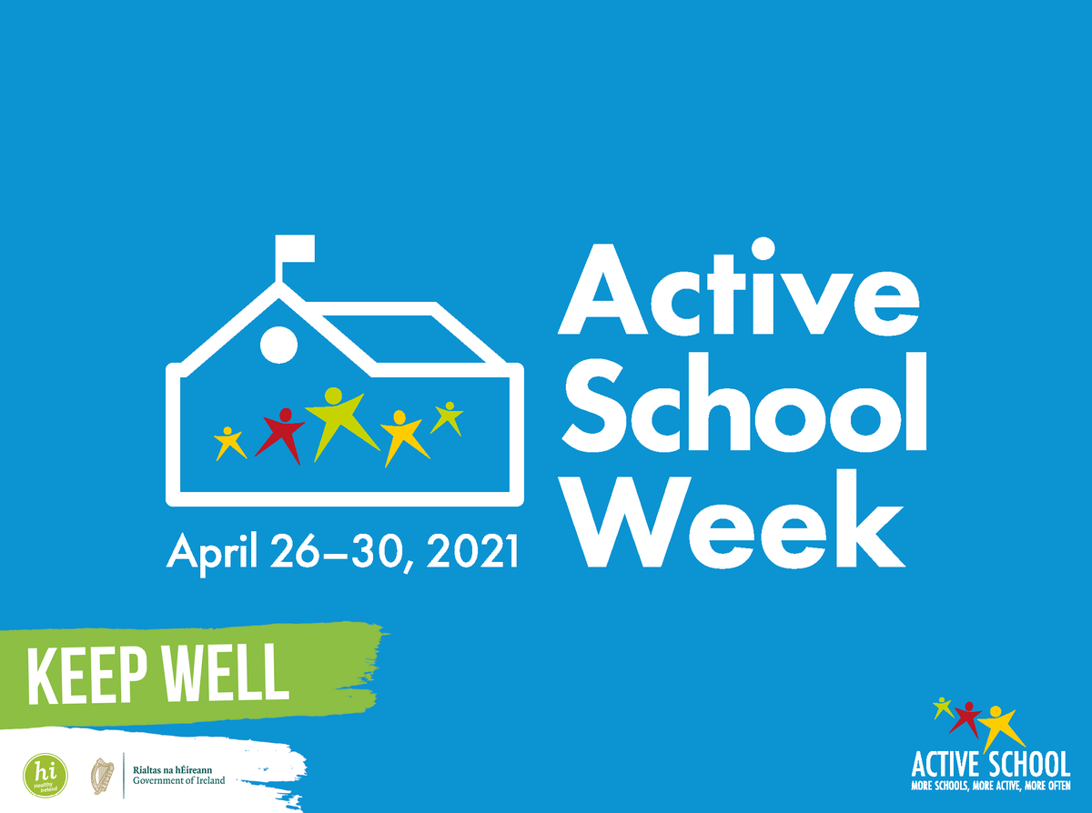 ActiveFlag's tweet photo. National Active School Week (#ASW21) has arrived!
And we cannot wait to see the activities and challenges that schools will organise. 

Let the FUN begin 😀 

@ActiveFlag @HealthyIreland @Education_Ire https://t.co/N2FV2MOv6x