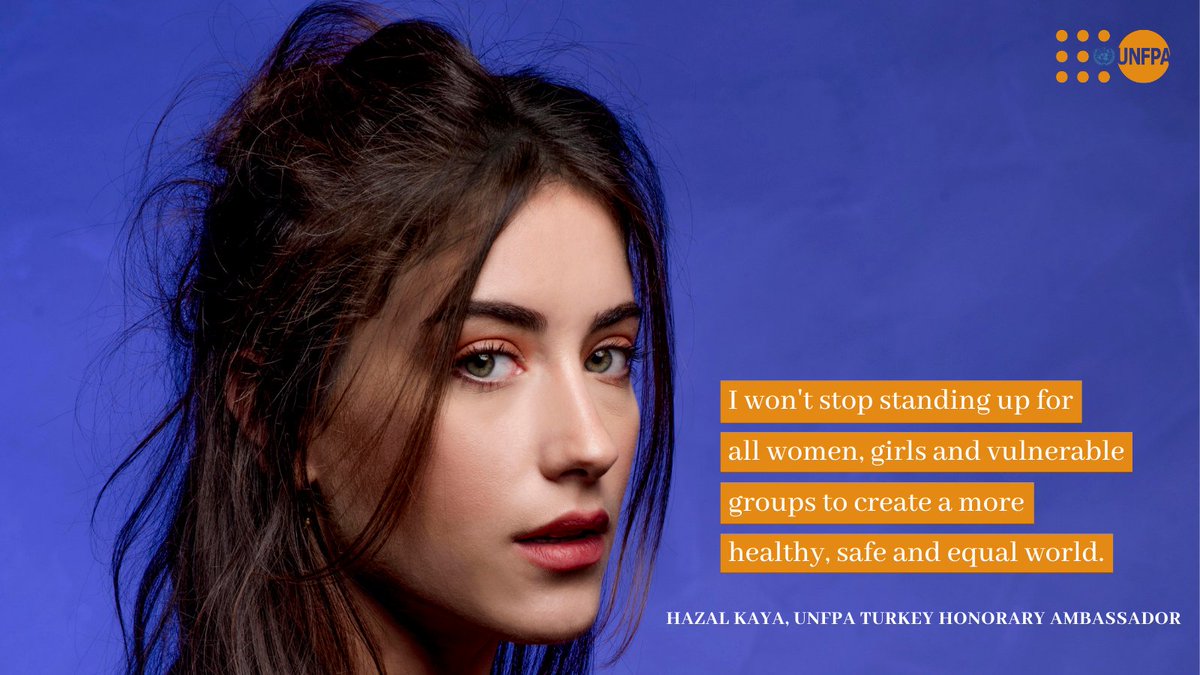unfpaturkiye's tweet photo. The distinguished actress Hazal Kaya is appointed as UNFPA Turkey’s newest Honorary Ambassador! 🧡
We will work together to leave no one behind! 💪
We’ll talk about all the details LIVE with @HazalKaya110, join us!
🗓️ 28 April, Wednesday
⏰ 13:00
📍 https://t.co/34MZplQbTN https://t.co/MJRlG9jtoE