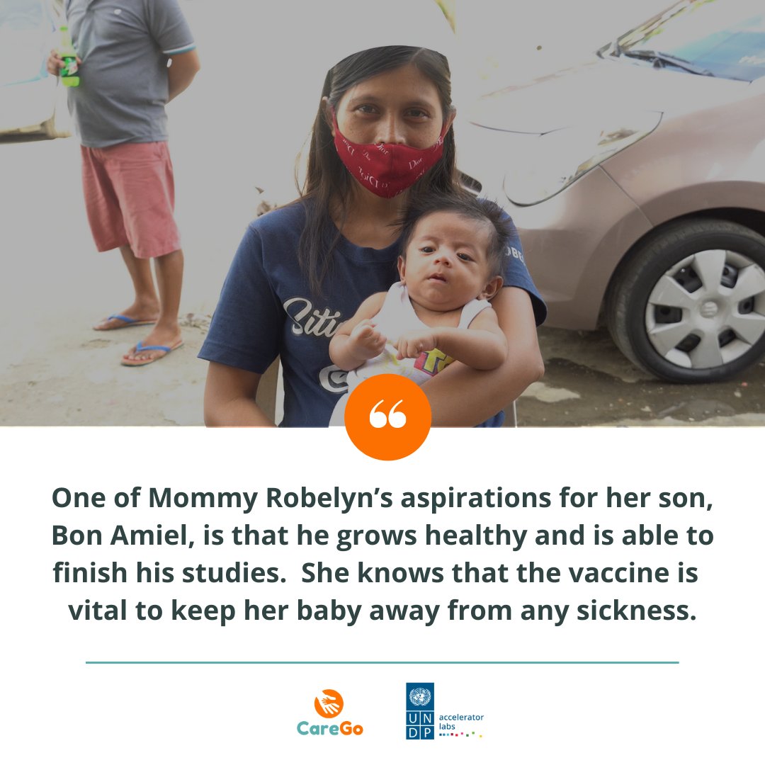 UNDPPH's tweet photo. Today begins the #WorldImmunizationWeek!
Based on @UNICEF, vaccination rate of children in 🇵🇭dropped from 87% (2014) to 68% (2019).
#CareGo, through @UNDPPH #TawidCOVID Innovation challenge, is working to increase trust in vaccines & improve vaccine take up in🇵🇭.
#BakunaMuna https://t.co/cuKACC80ub