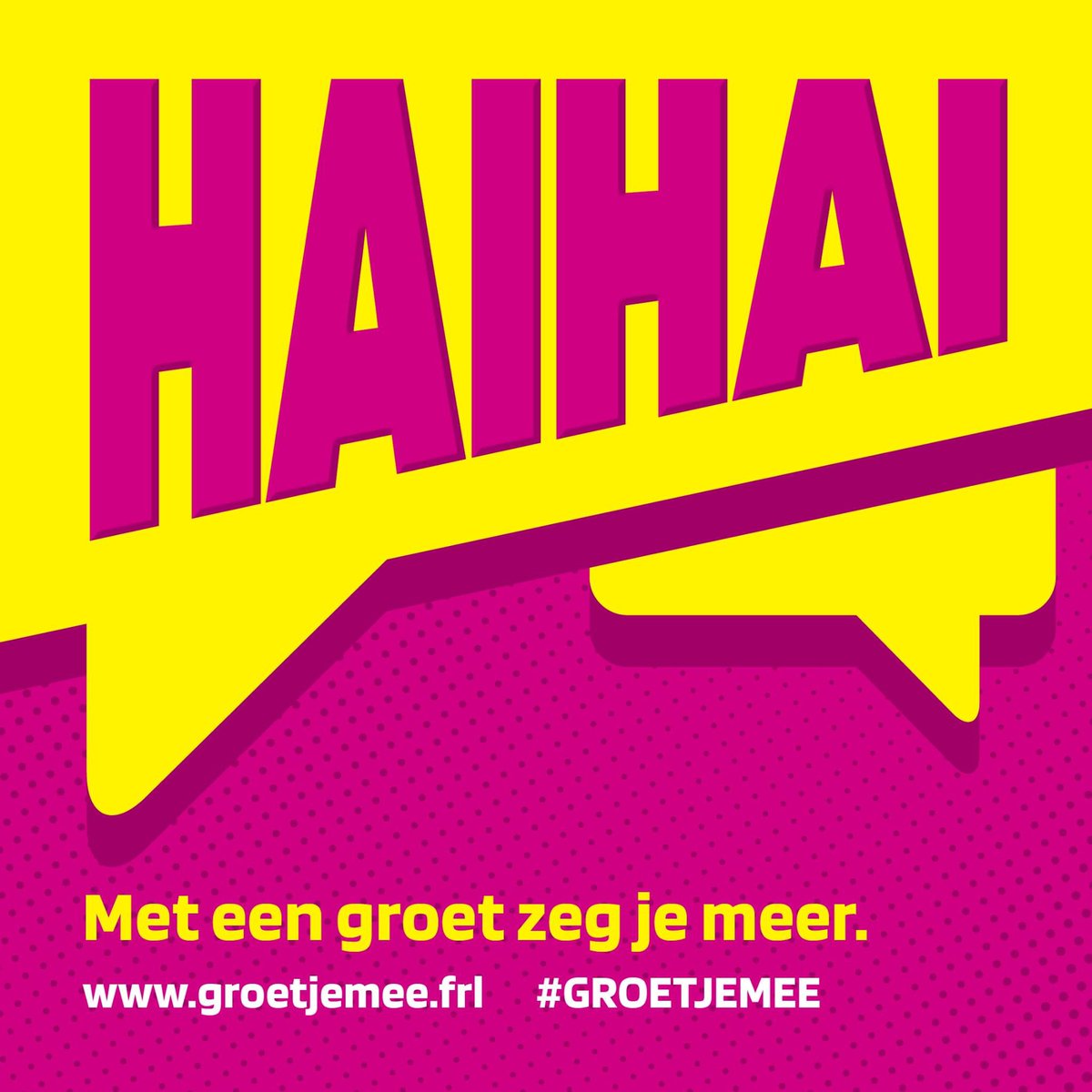 Het is een mooie dag om Hallo te zeggen 👋🏻! Soms heb je van die dagen dat iedereen iets terug zegt en vandaag is zo’n dag. Of krijg je wat je geeft? Wat het antwoord ook is #groetjemee