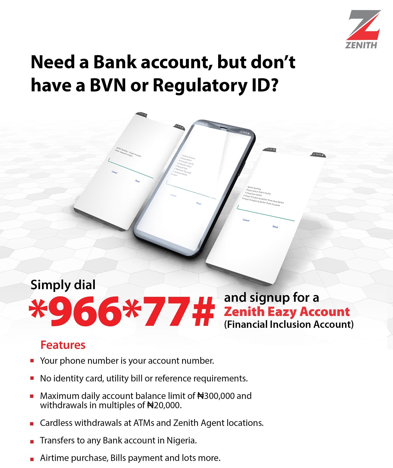 How to recover zenith bank account number hot sale