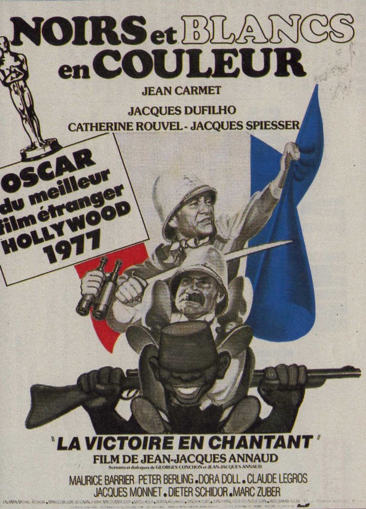 MarvineOUMEYOU2's tweet photo. Le premier film africain qui a remporté un #Oscar en 1977 était un film français tourné en Côte d’Ivoire. Le réalisateur Jean Jacques Annaud a eu peur d’aller chercher son trophée parce que les américains pensaient qu’il était #noir 😏 https://t.co/6r0cVNPRKY