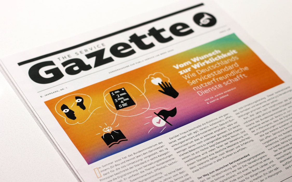 Sämtliche Artikel aus der November-Ausgabe der 🇩🇪 #ServiceGazette sind nun kostenlos online verfügbar und in unserer Medium-Publikation zu finden: medium.com/public-service…