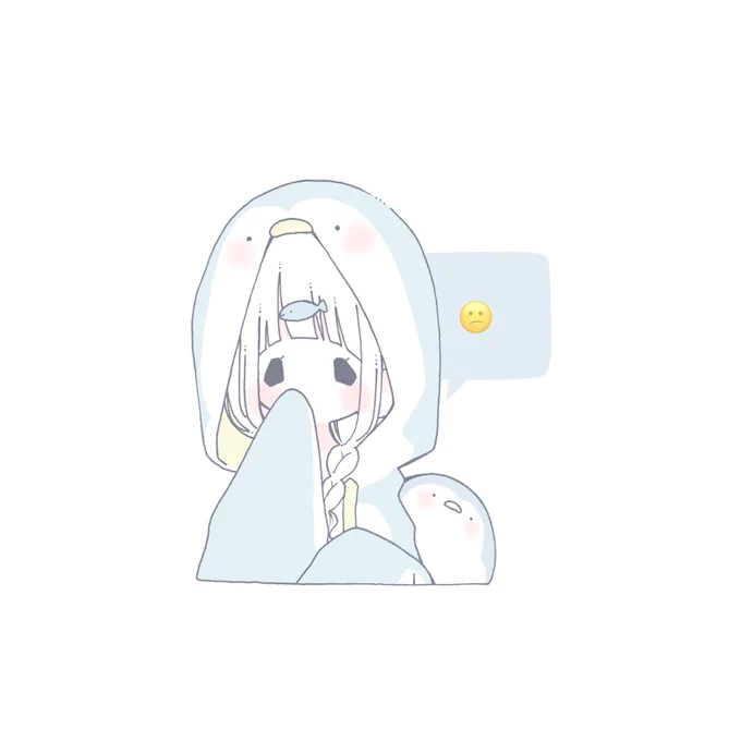 口の中がイカついペンギンちゃん 