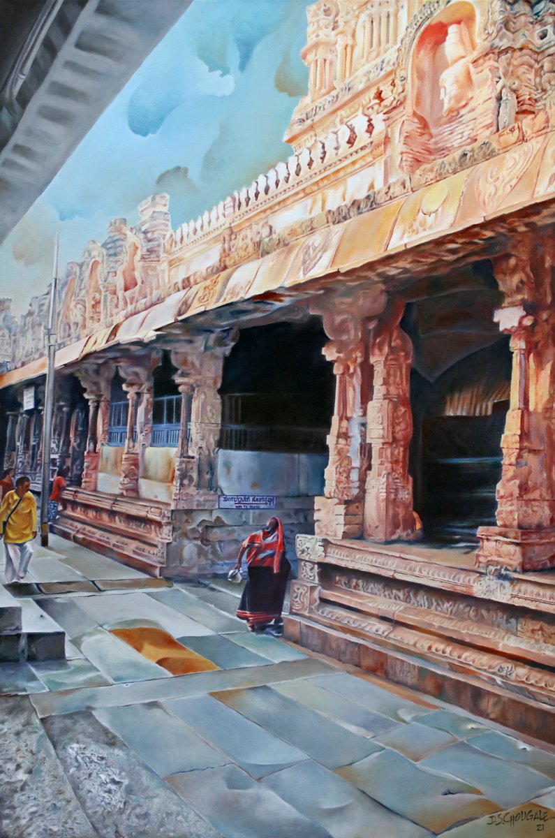 My New Painting
"The Hampi"
Oil on canvas
6 feet × 4 feet 
(C)DSChougale