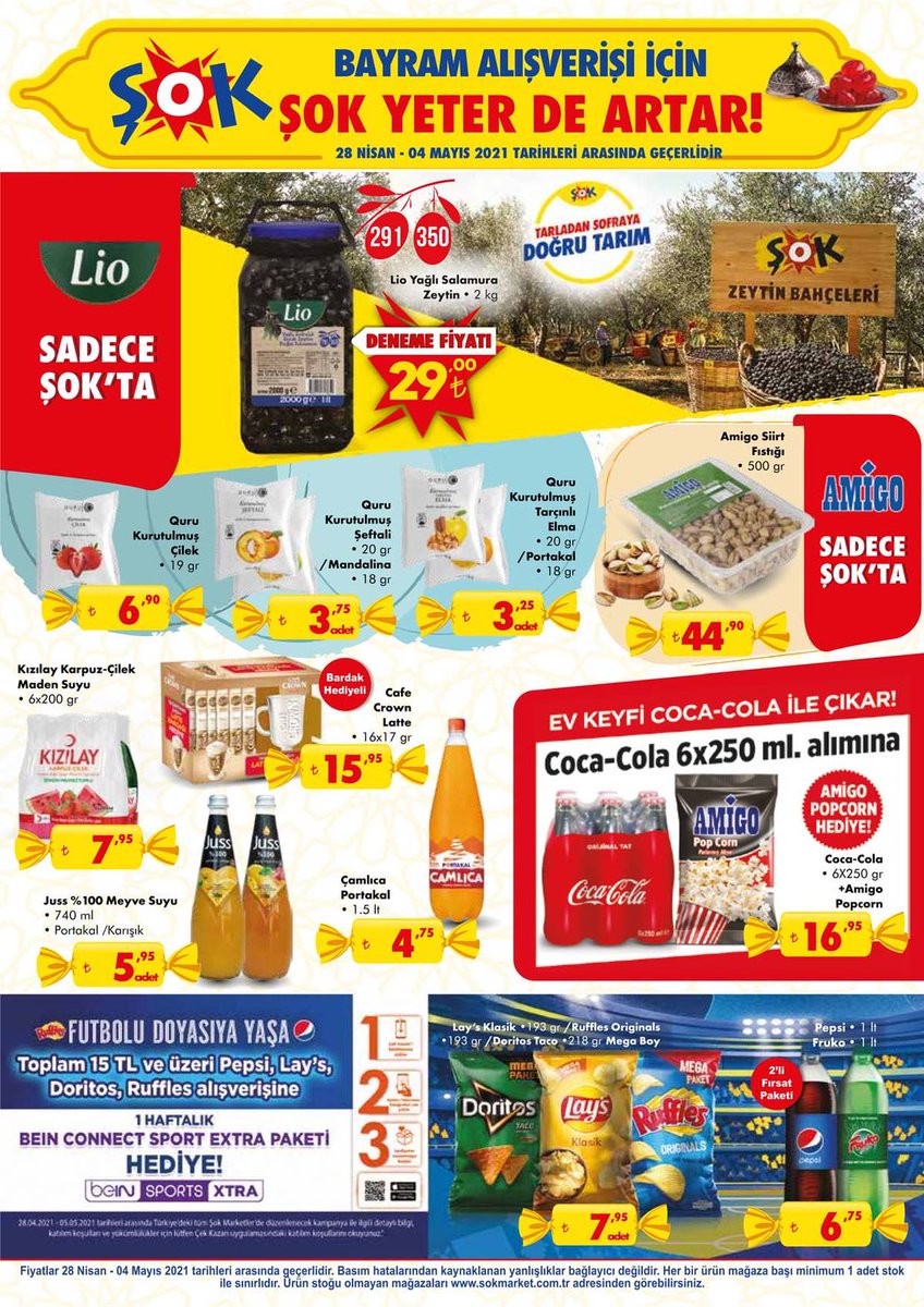 ŞOK 28 NİSAN ÇARŞAMBA AKTÜEL ÜRÜNLER

DEVAMI İNSTAGRAM SAYFAMIZDA

#FBvKAS 
#pazartesi 
#CnnTürkHaddiniBil 
#AkılSağlığım 
#HazarErguclu 
#HayırlıHaftalar #BingölBaşkentOlsun 
#TümüyleReddediyoruz 
#iyihaftalar 
#YapayETfitnesineDURde